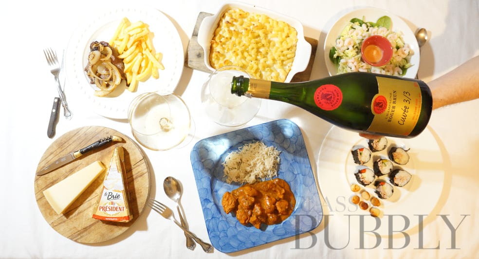 Champagne Roger Brun 3 3 and Food pairings